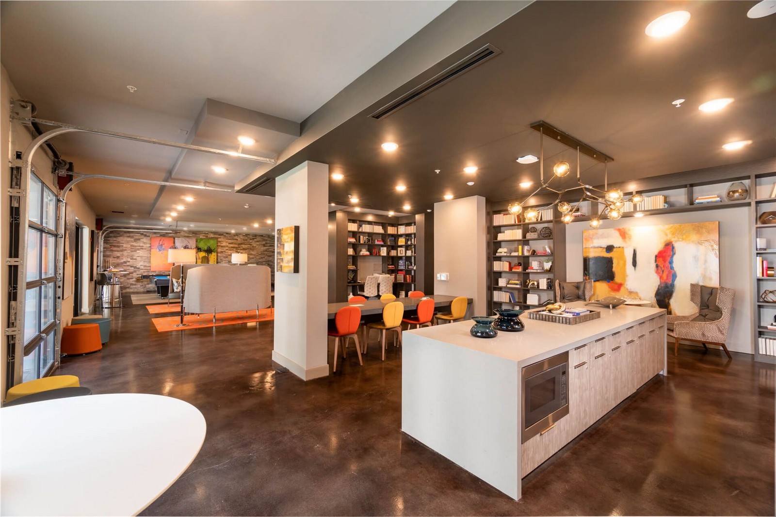 The Club Room at CURED private gathering space in Louisville